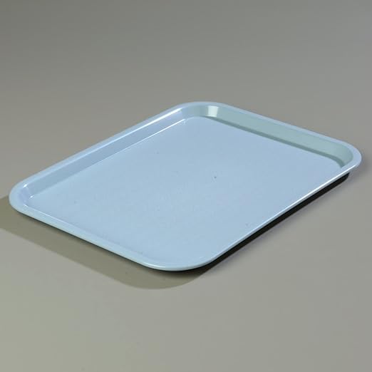 Carlisle FoodService Products CT101459 Café Standard Cafeteria/Fast Food Tray, 10" x 14", Slate Blue (Pack of 2)