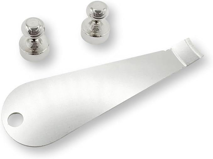 Filter Basket Remover and 2 Magnets. Tools to remove Puck Screen from the Basket and Basket from Portafilter