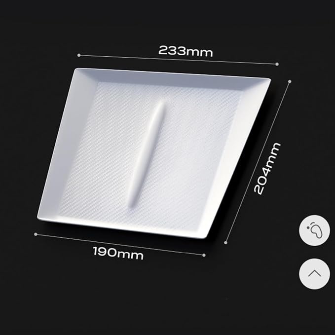 Center Console Wireless Charging Silicone Mat for Tesla Model 3 (Highland) & for 2025-2026 Tesla Model Y Juniper, Ultra-Thin Phone Non-Slip Pad, Tesla Interior Cover Accessories - White