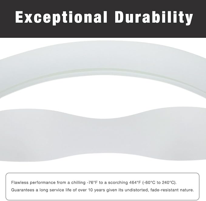 SEGADEN Leather Texture Soft Silicone Car Steering Wheel Cover Universal Anti-Slip Design Protective Case SWT1200 White