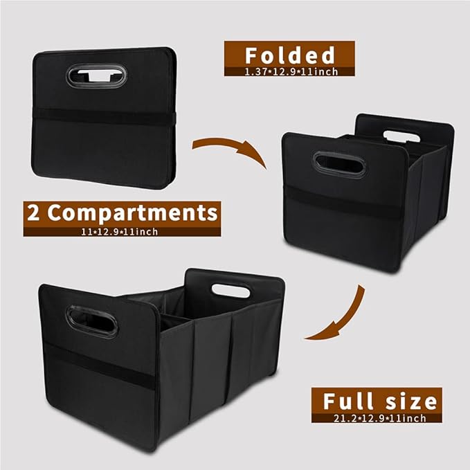 Rear Trunk Organizer Fit for Honda Civic Car Trunk Box Home Travel Foldable Storage Bag Multipurpose