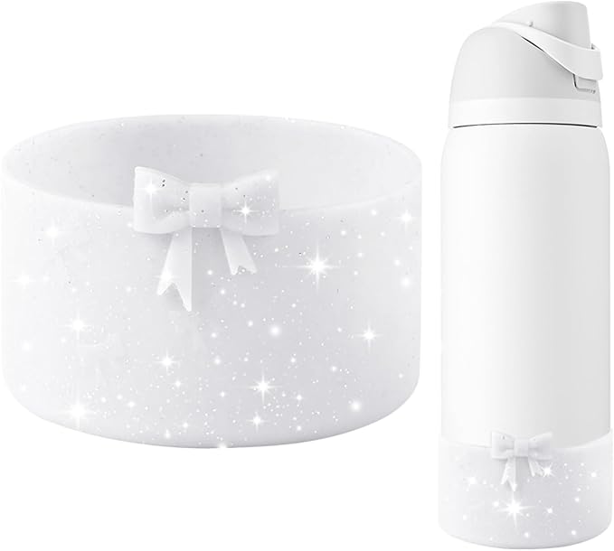 Silicone Bow Boot Water Bottles Accessories for Owala 32 oz WaterBottles