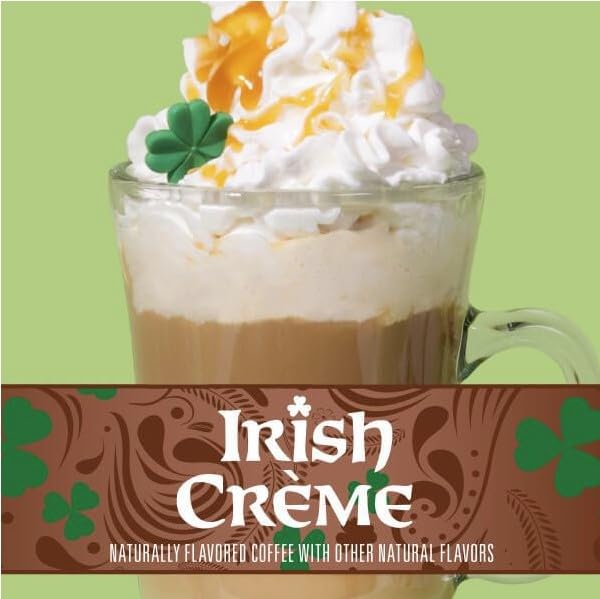 Community Coffee Irish Cream Flavored Ground Coffee, Medium Roast, 11 oz Bag