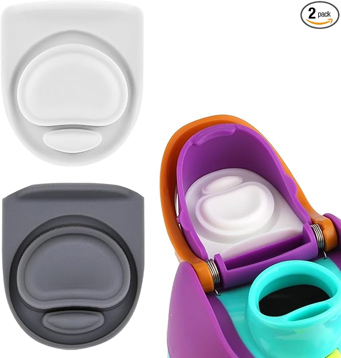2pcs Replacement Rubber Stopper Seal Compatible with Owala FreeSip 24oz 32oz,Water Bottle Lid Insert Cap Silicone Seal Parts for Owala 16/19/24/32/40oz Spout Gasket Mouthpiece Accessories ZS14