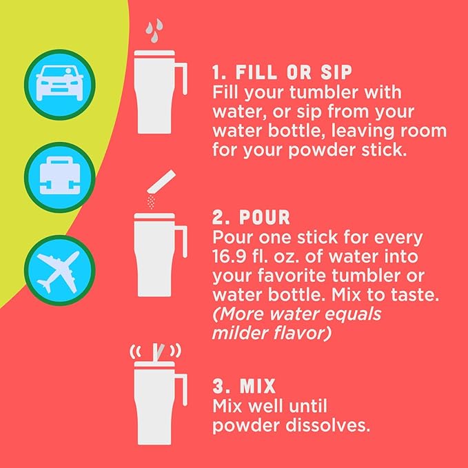 Wyler’s Light Singles To Go Water Drink Mix, Soda-Inspired Flavor Pack, 30 Sticks (Cola, Tropical Lime Pop, Spiced Cherry, Citrus Soda), Sugar Free, Low Calorie