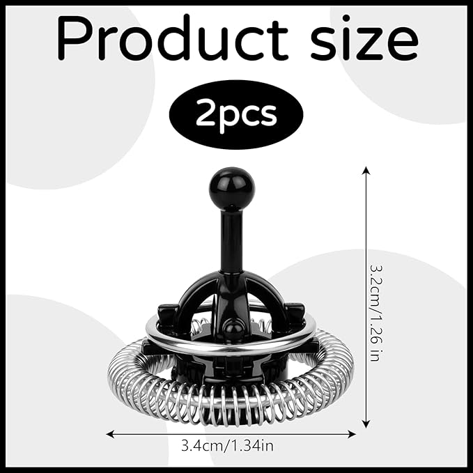 2pcs Whisk Compatible With Aeroccino 3/4 / Plus,Durable Stainless Steel Construction,Aeroccino 4,Frother Parts,Milk Frother,Replacement Whisk For Frother Parts，Stainless Steel（Black）