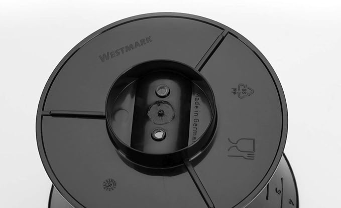 Westmark Pour Over Coffee Dripper, Coffee Filter Cone Size 4, Reusable Plastic for Manual Brewing, Up to 4 Cups, Model 24442261
