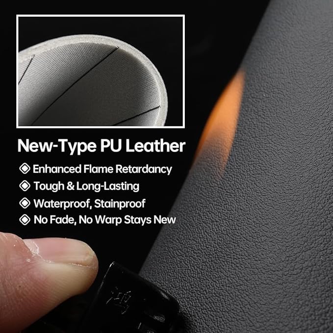 Civic Center Console Cover/Pad Fit 2022-2023 2024 2025 2026,Faux Leather Honda Civic Armrest Mat,Ergonomic Support Cushion,Console Protector,Waterproof Wear-Resistant Scratch-Resistant