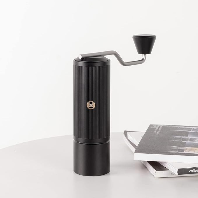 TIMEMORE Manual Coffee Grinder Chestnut Xlite Capacity 30g Household Hand Coffee Grinder High-precision External Adjustment Scale for Travel/Camping - Black