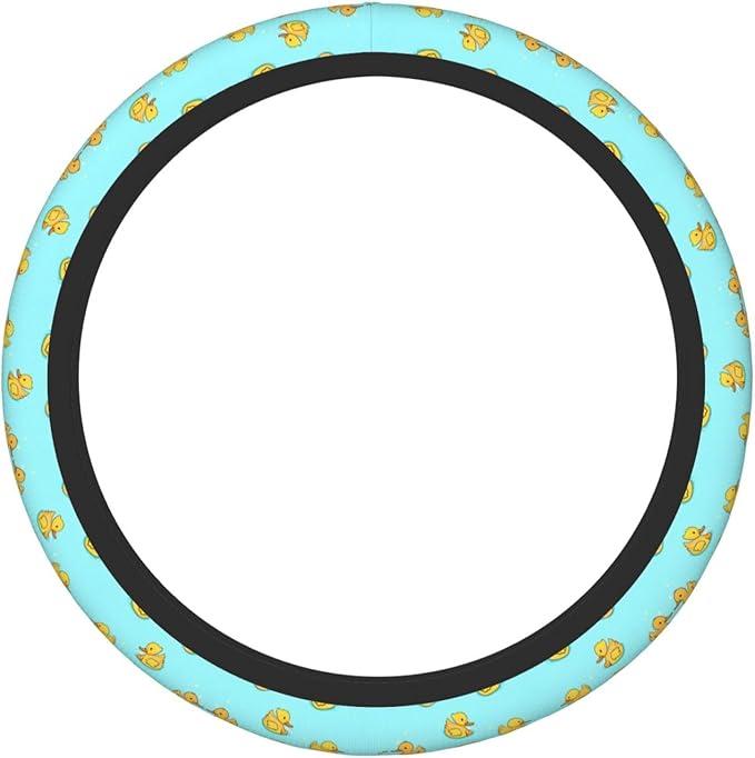 Duck Pattern Car Steering Wheel Cover, 15 Inch Steering Wheel Cover Stylish Decor for Most Cars