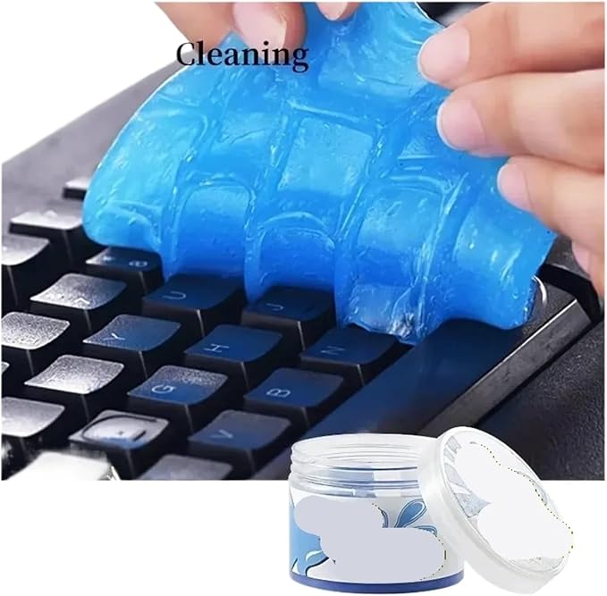 Car Cleaning Gel - Reusable Interior Detail Putty for Cars, Keyboards, and Notebooks - Magic Cleaning Gel for Effective Dirt Removal(A)