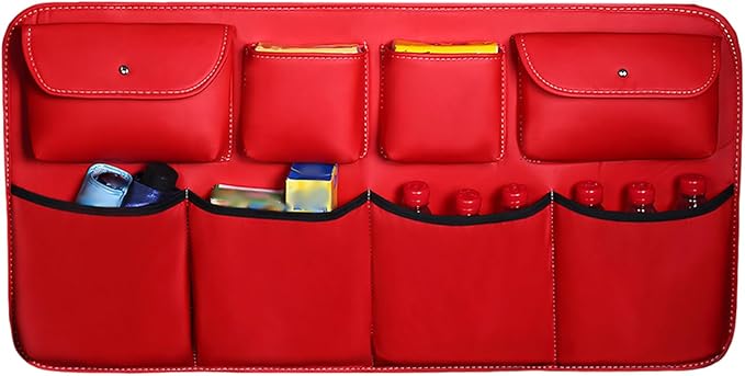 PU Cloth Automotive Organizers Quick Installation Hanging Pocket Fabric Storage Bag for Trip Storage Bag