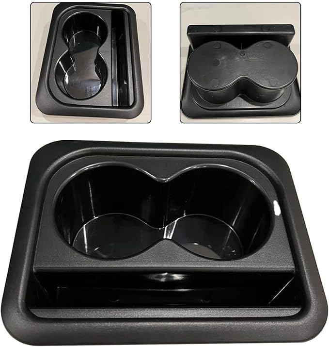 Car ABS Cup Holder Auto Armrest Box Cushion Pad Center Console Storage Rear Seat Interior Accessories