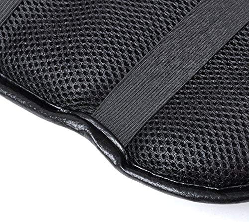 Soft PU Leather Car Armrest Pads Univeral Vehicle Auto Center Consoles Armrest Padding Protective Case Pillow Pad Cover Cushion Armrest Pillow (Black)