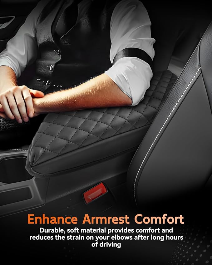 CDEFG for Volkswagen Jetta 2020-2025 2026 Center Console Cover Armrest Box Cover for Jetta (S, Sport, SE, SEL, GLI Autobahn) Accessories Console Arm Rest Protector