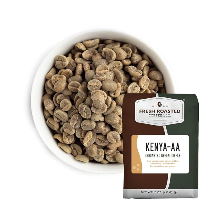 Fresh Roasted Coffee, Unroasted African Home Roasting Starter Kit, Kosher