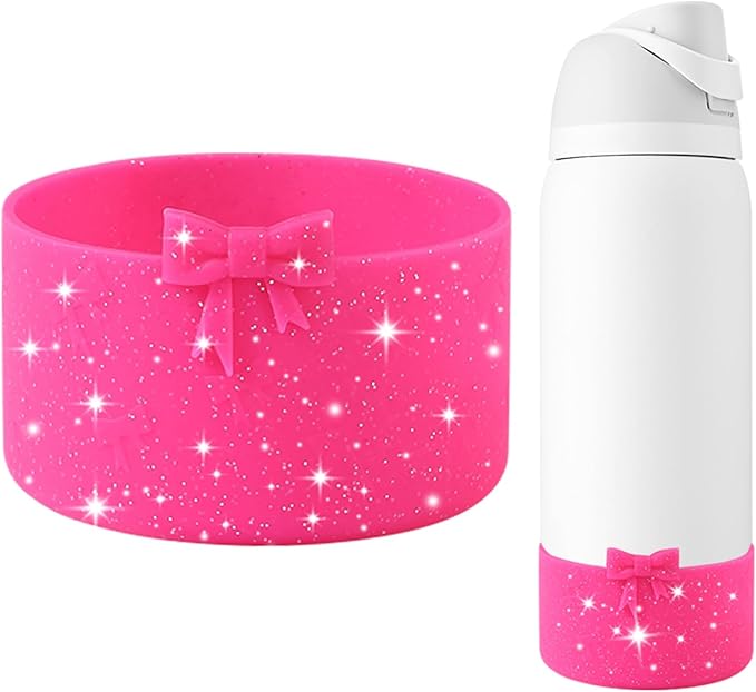 Silicone Bow Boot Water Bottles Accessories for Owala 32 oz WaterBottles
