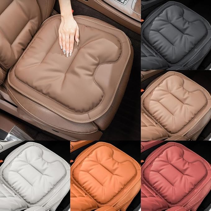 Livena Car Seat Cushion for Long Driving,Personalized Lumbar Support Cushion,Soft Comfortable and Supportive Pad,Lumbar Comfortable Memory Foam CarSeat C-ushion,for Car,Office Or Home Chair