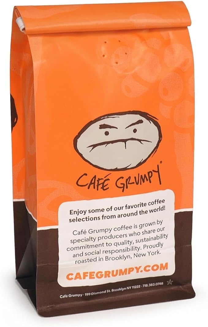 Café Grumpy Guatemala Medium Roast Coffee Organic Single Origin French Press Drip, Medium Grind, for Pour Over, Cold Brew, 12oz Bag