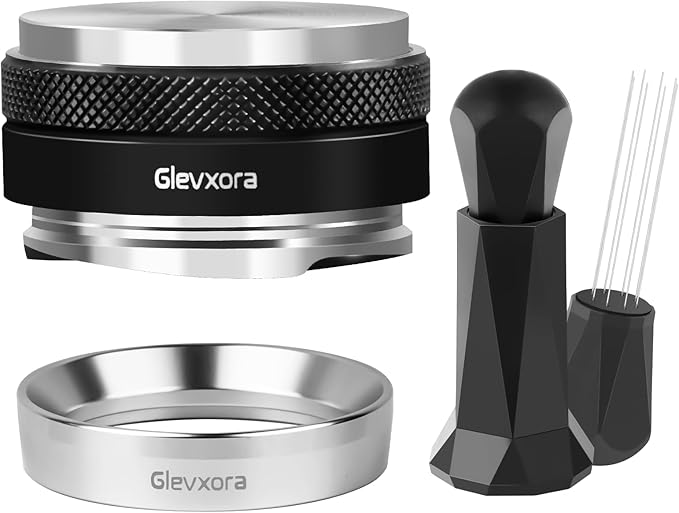 54mm Espresso Accessories Kit for Breville Portafilter, Coffee Distributor and Espresso Tamper, Wdt Espresso Distribution Tool & Dosing Funnel Set for Espresso Coffee Machines (54mm)