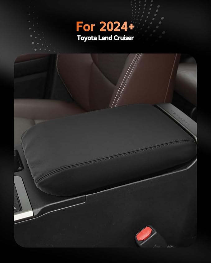 CDEFG for 2024 2025 2026 Toyota Land Cruiser 250 Center Console Cover Armrest Box Cover for Land Cruiser (1958, Land Cruiser) Accessories Arm Rest Protector