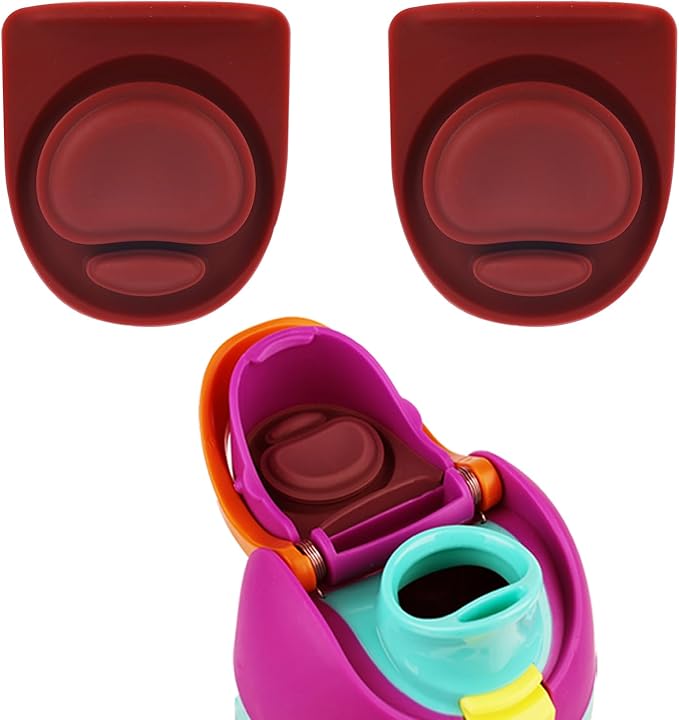 2pcs Water Bottle Top Lid Compatible with Owala FreeSip 24oz 32oz, Sealing Parts Replacement Stopper Silicone Plug Accessories for Owala Free Sip 19/24/32/40oz Seal Gasket Bottle Cap Mouth