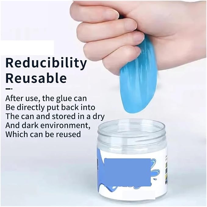 Soft Adhesive Car Cleaning Gel for Interior Removal - Effective Car Detailing(Xj240409828-2pc-001)