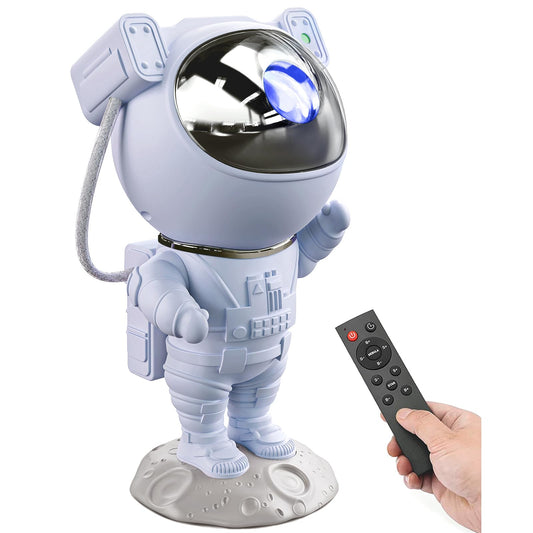 Mooyran Astronaut Galaxy Projector Night Light - Blue, Nebula Effects, Timer, Model TYD-YHY-001