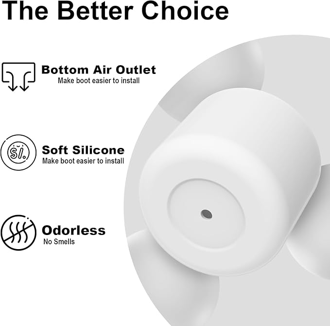 2PCS Silicone Water Bottle Boot for Owala 24oz 32oz 40oz, Anti-Slip Protective Sleeve Bottom Bumper Protector for FreeSip, Twist, and Flip Stainless Steel Water Bottles
