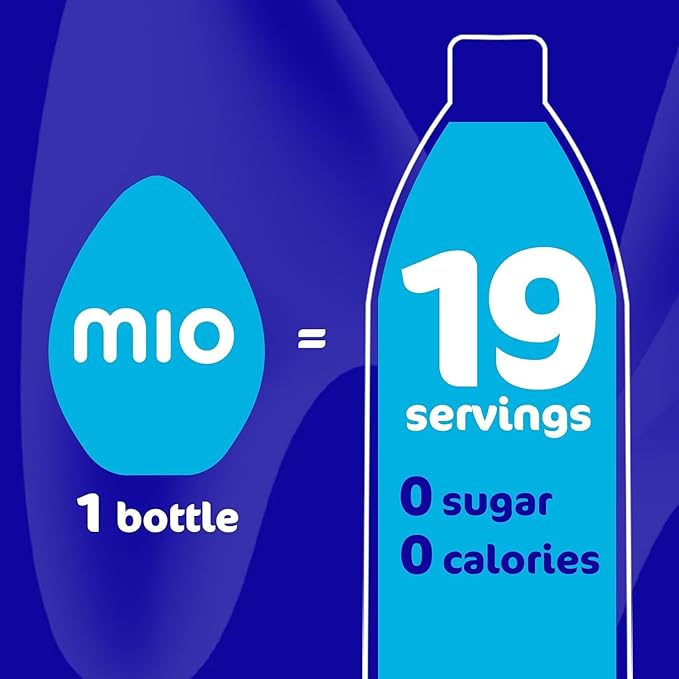 Mio Vitamins Liquid Water Enhancer, Orange Tangerine, 1.62 OZ, 6-Pack