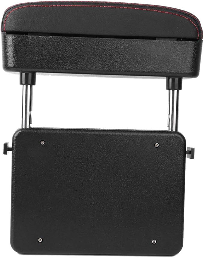 Car Armrest Storage Box, Universal Car Center Console Arm Rest Cushion with Adjustable Height, Car Seat Gap Filler Organizer, Car Armrest Support Elbow Pad for Most Car Models