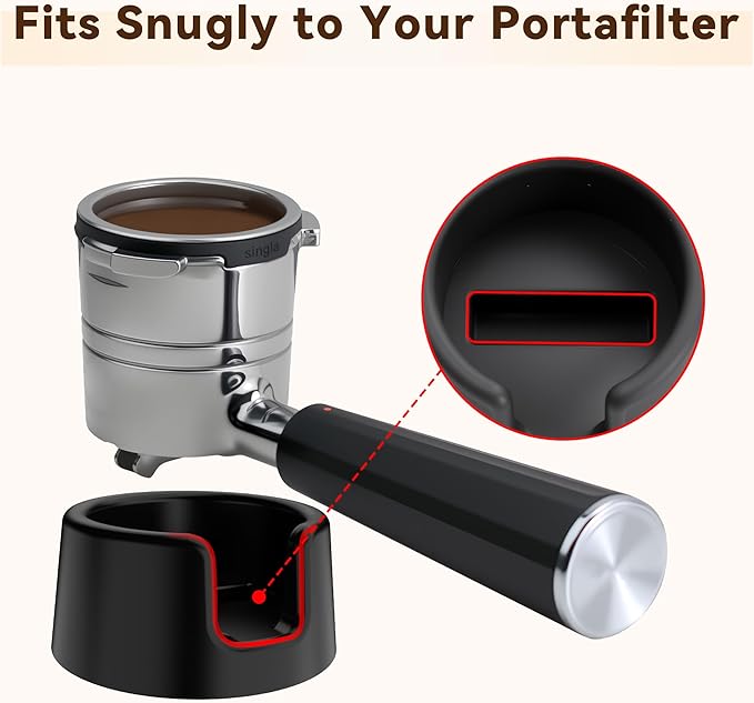 3-in-1 Silicone Coffee Mat + Coffee Tamper Base + Top Mat for Ninja Espresso Machine, Accessories for Ninja Luxe Cafe ES601/ES701