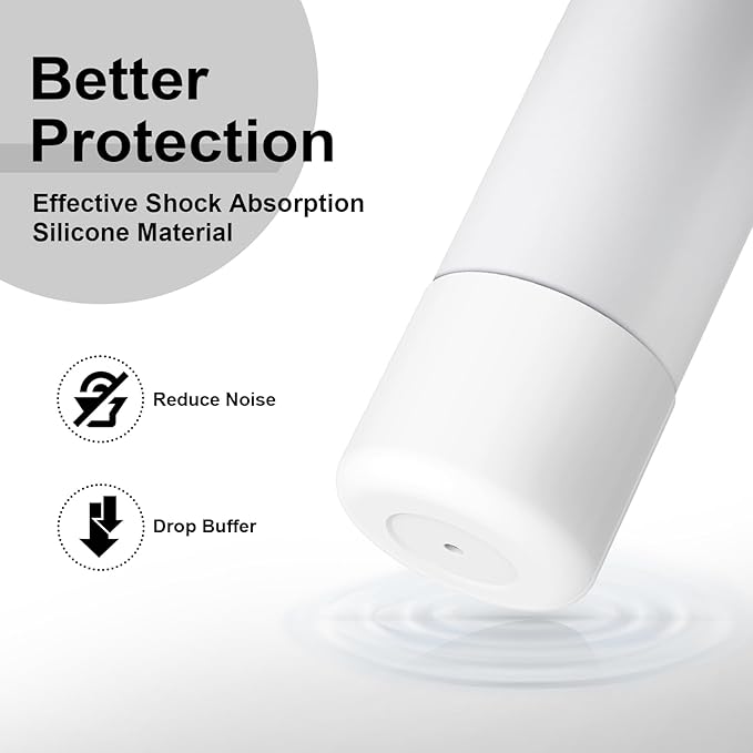 2PCS Silicone Water Bottle Boot for Owala 24oz 32oz 40oz, Anti-Slip Protective Sleeve Bottom Bumper Protector for FreeSip, Twist, and Flip Stainless Steel Water Bottles