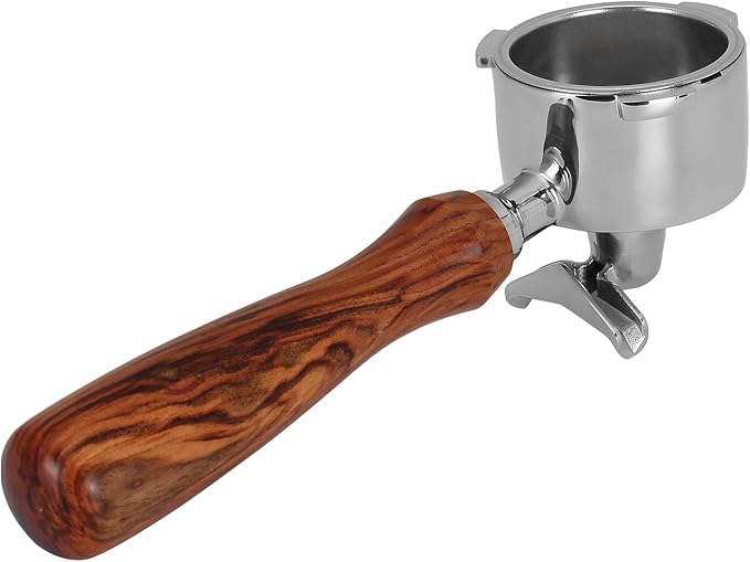 DIBTSA 51mm Espresso Portafilter Double Spouts 3 Ears Compatible with Dedica EC680, EC685 Espresso Machines