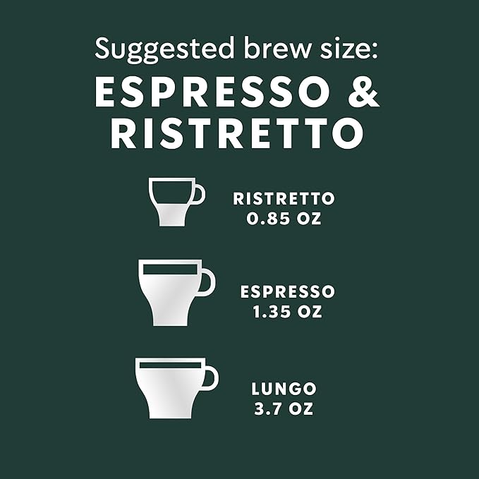 Starbucks by Nespresso Original Line, House Blend, Medium Roast Coffee, 50-count Espresso Pods