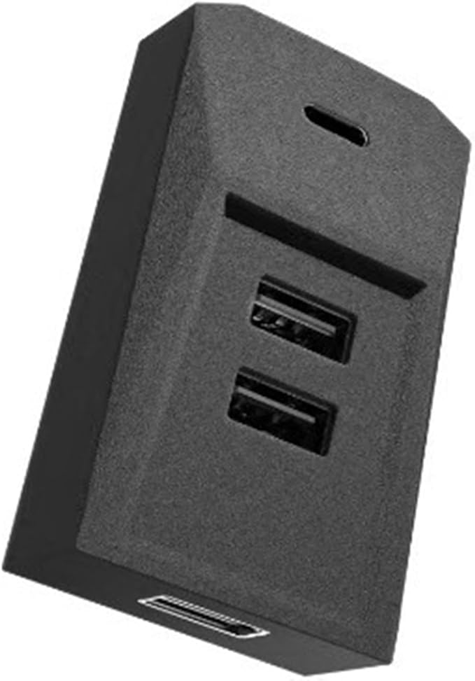 Fast Charging for Car USB Hub Fit Center Console Adapter Glove Box Flocking Charging Station