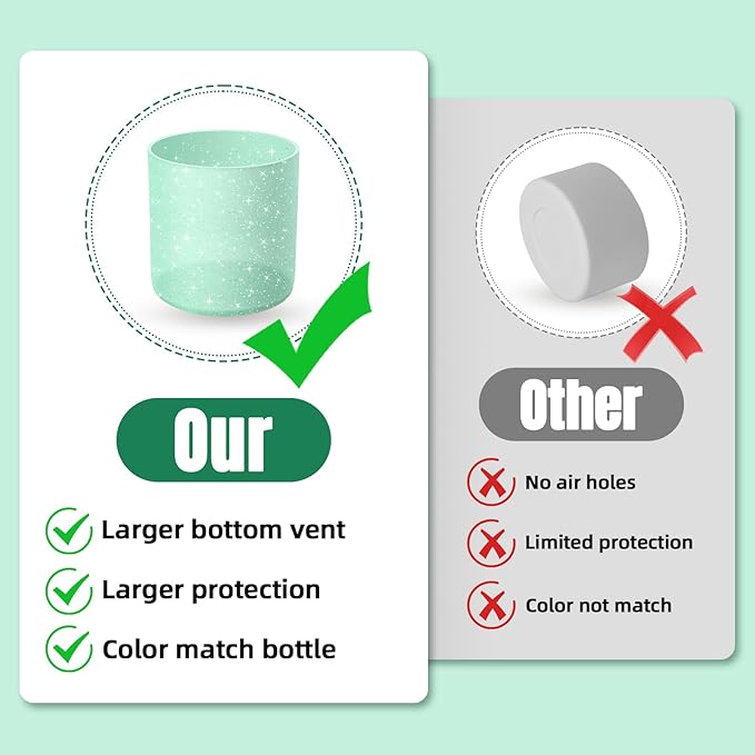 Silicone Higher Boot Compatible with Owala 30oz & 40oz FreeSip Sway Bottles & Tumblers, Large Protection Anti-Slip Bottom Cover Sleeve for Freesip Sway Tumbler and Bottle