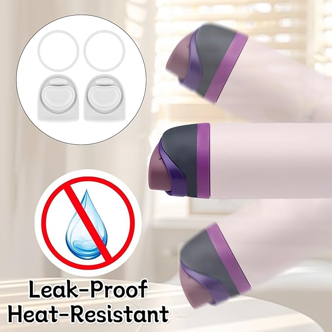 2 Sets Replacement Stopper and O Ring Gasket Compatible with Owala FreeSip 24oz 32oz,Water Bottle Lid Insert Cap Rubber Seal Parts for Owala 16/19/24/32/40oz Mouthpiece Accessories F2