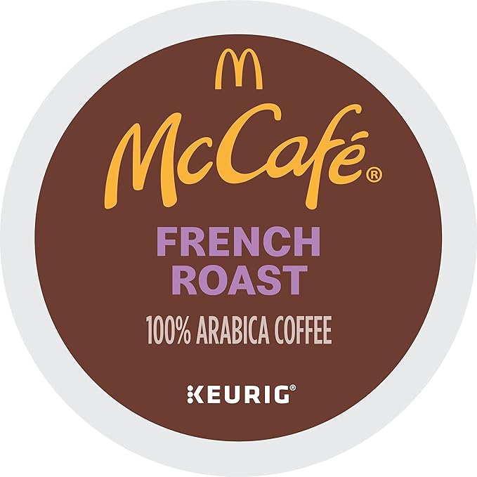 McCafe French Roast, Single Serve Coffee Keurig K-Cup Pods, Dark Roast, 60 Count (6 Packs of 10)