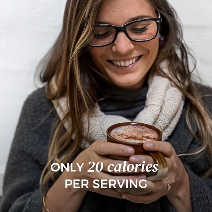 NOMU Skinny 60% Cocoa Hot Chocolate (33 servings) | 20 Calories only, Keto Diet Drink, Low GI, High Protein (Pack of 2)
