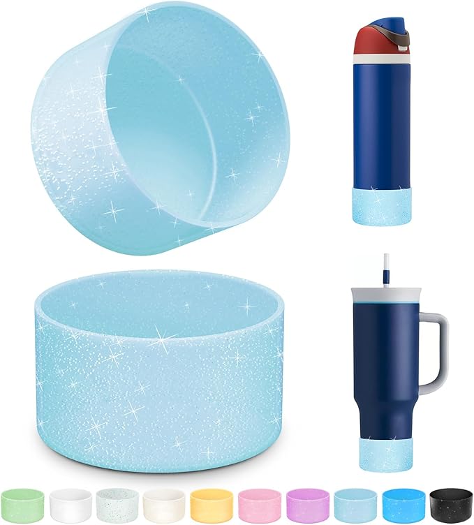 Silicone Boot for Owala Water Bottle 24 oz 32 oz 40 oz, Anti-Slip Protective Sleeve for FreeSip/Twist/Flip Stainless Steel Water Bottles Accessories