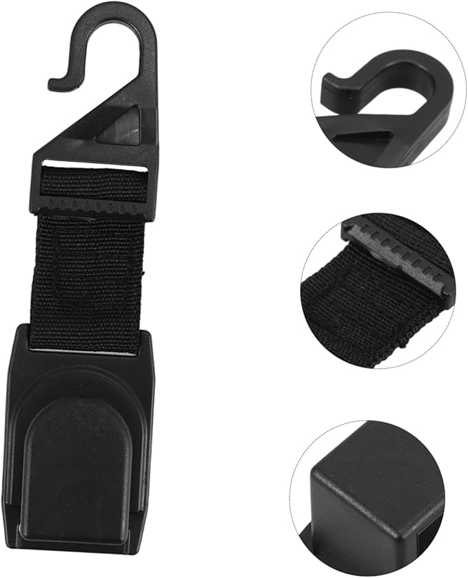 Cabilock Car Back Seat Hook Car Purse Holder Organizer Easy to Install Headrest Hooks for Extra Storage for Bags and Essentials