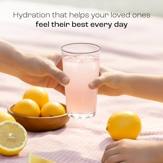 KEY NUTRIENTS Multivitamin Electrolytes Powder No Sugar - Fresh Pink Lemonade Electrolyte Powder - Endurance & Energy Supplement - Hydration Powder - No Calories - 90 Servings - Made in USA
