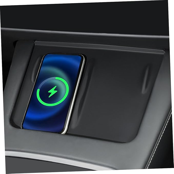 GLEAVI Charging Phone Pad -Skid Cover for Car Center Console Easy Installation Grip Compatible Model Sleek Design