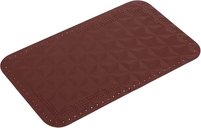 Car Center Console Cushion Pad 12.59"X7.67" Center Console Cover Armrest Seat Box Cover Faux Leather Wine Red