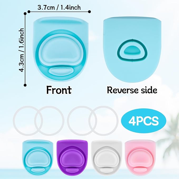 4 Sets Replacement Seal Gasket Stoppers for Owala Freesip Cap Mouth,Silicone O Sealing Ring Parts Water Bottle Top Lid Accessories for Owala Freesip 16/19/24/32/40oz 4p1-a04