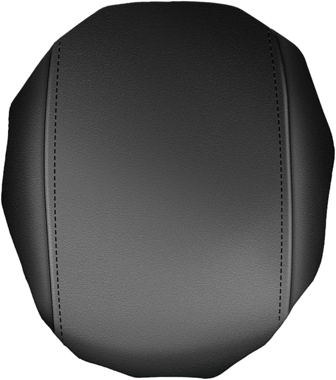 AOMSAZTO Console Covers for 2007-2011 Toyota Camry Leather Black with Black Stiches