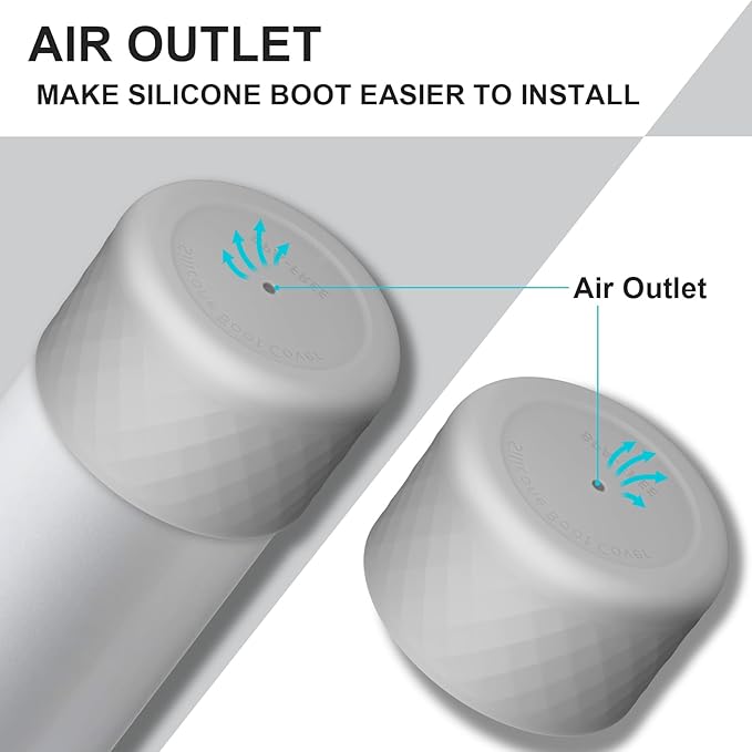 Silicone Boot for Owala Water Bottle 24 oz 32 oz 40 oz, Anti-Slip Protective Sleeve for FreeSip/Twist/Flip Stainless Steel Water Bottles Accessories