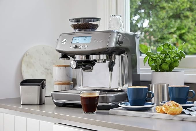 54mm Bottomless Portafilter with 18–20g Basket, Naked Espresso Portafilter Compatible with Breville Barista Express, Barista Pro, Barista Touch, Bambino Plus, Infuser Espresso Machines