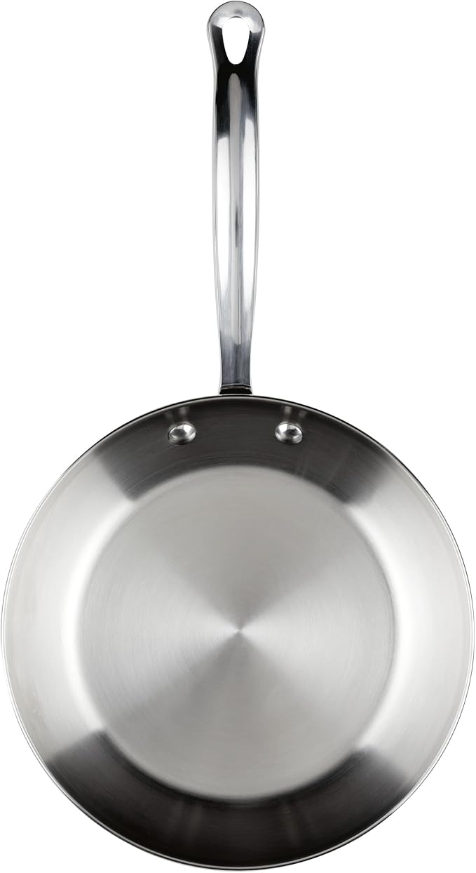 Farberware Millennium Stainless Steel Pots and Pans Set, 10-Piece Induction Cookware Set, Silver